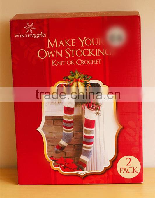 Crochet Kit christmas stockings