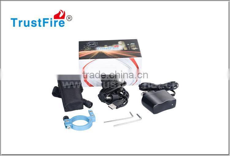 Trustfire bicycle light USB bike light with Cree XM-L 2 bike light mount 450LM