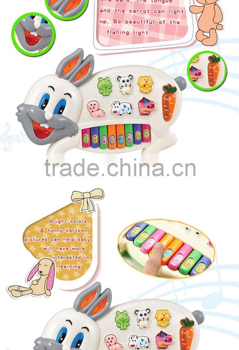 Baby electronics music instrument rabbit piano autism educational toys