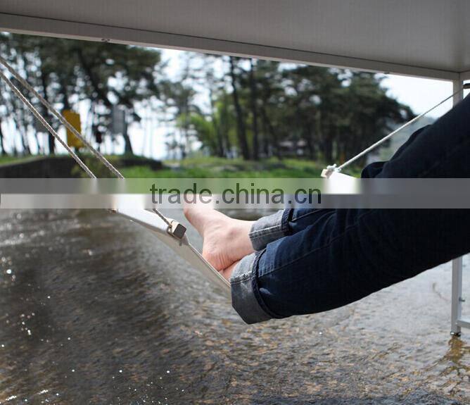 Portable Mini Office Foot Rest hammock Stand Desk Feet Hammock Easy Disassemble hammock with Studying Library Outdoor Indoor