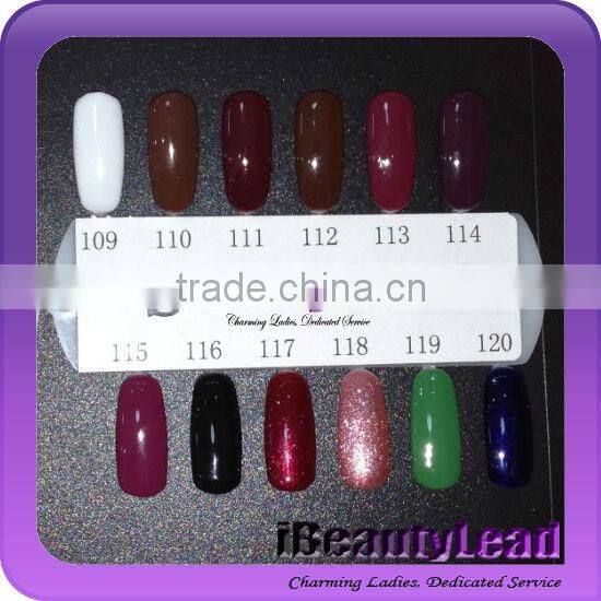 Soak off uv gel polish nail art gel can be cured with uv light coloful uv gel