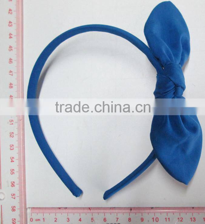 beautiful plain fabric headband with rabbit ears