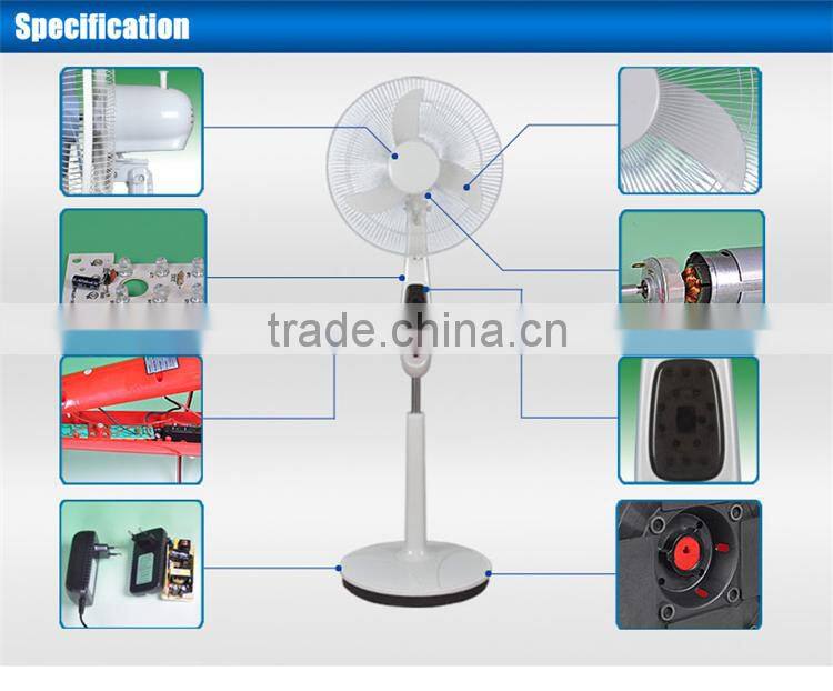 Carro Electrical 16inch 12v 15w pure copper dc motor 12v stand fan