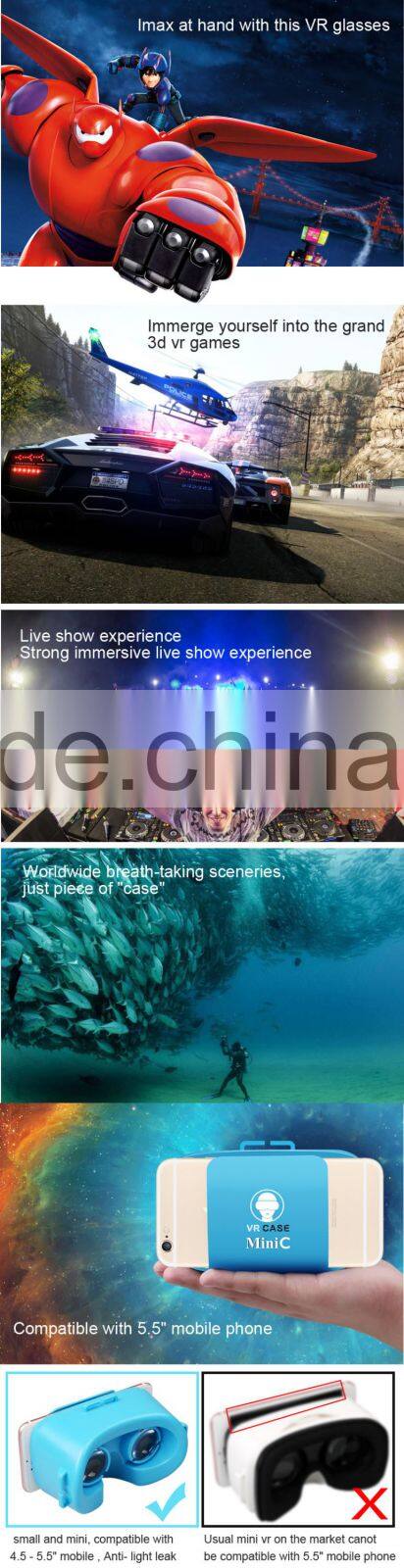 2016 Google Cardboard VR BOX 3.0 Pro1.0 Version Virtual Reality 3D Glasses