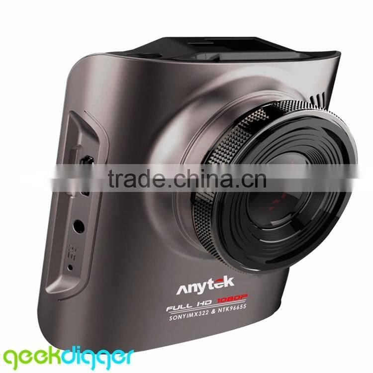 Anytek A3 Car DVR with Novatek 96655 Mini Car Camera Chipset SOYN IMX322 CMOS Super Night Vision Dash Cam G-Sensor Black Box