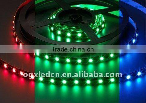 12V/24V RGB SMD5050 600leds LED strip Light with black board
