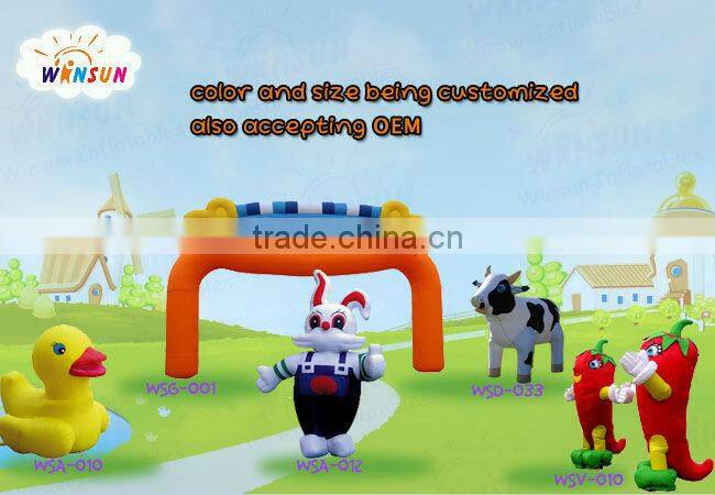 Custom made inflatable air dancer fan