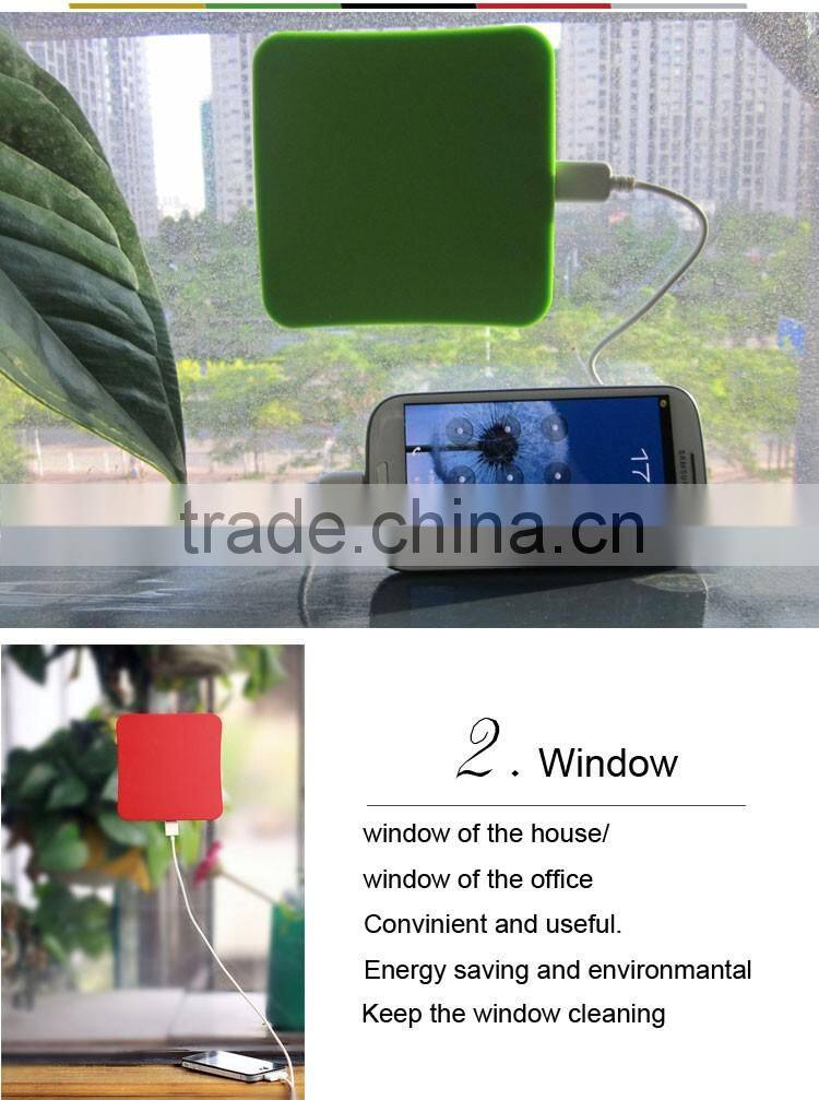 OEM& ODM solar window charger, waterproof USB solar power bank with CE,ROHS