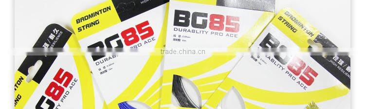 high string tension black nylon badminton racket string badminton string