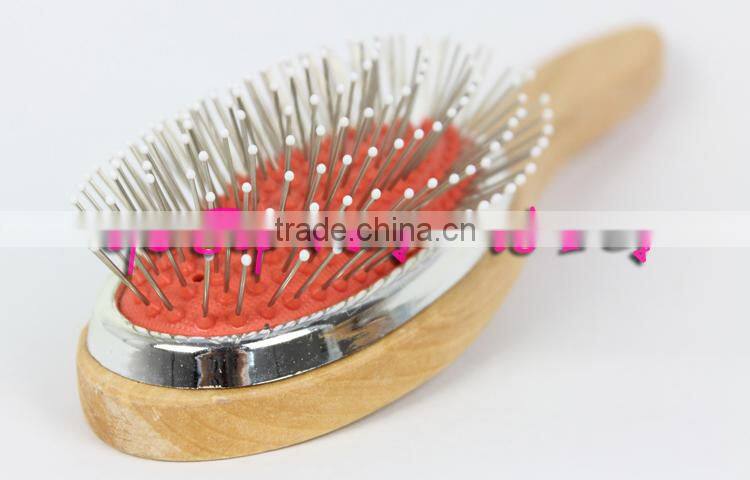 High Quality Wig Hair Extension Loop Brush with Wooden Bar