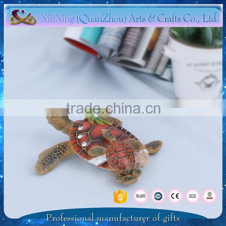 custom resin turtle shape resin home decoration pieces