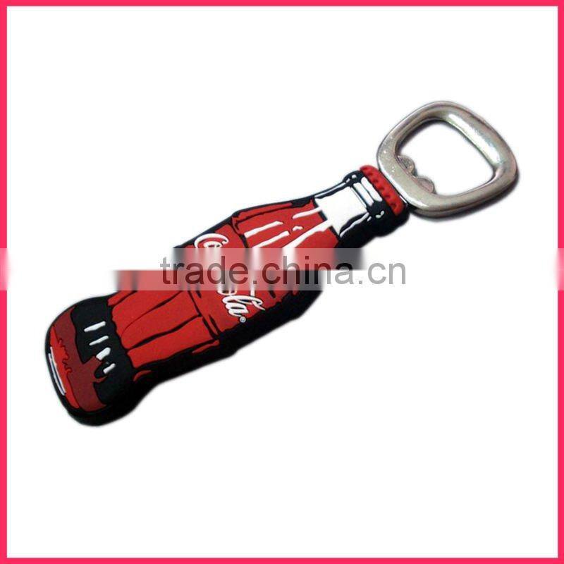 Beer bar soft PVC bottle opener for 2012 promotion gifts