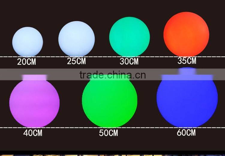 360 degree waterproof led beach ball garden decoration led lamp luminous ball