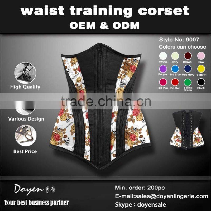 Fashion and popular hot sexy steampunk corset body shaper