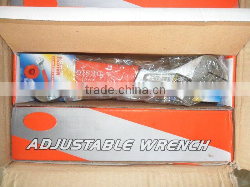 cast iron adjustable pipe monkey wrench for Middle East
