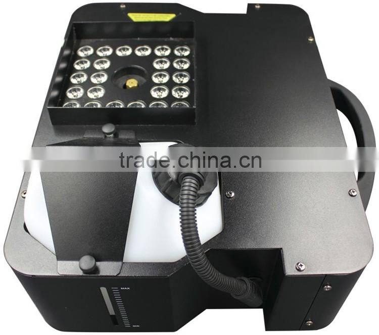 Up Spraying Pyro Vertical 3in1 RGB 24*3w LED Fog Machine 1500w DJ Geyser RGB