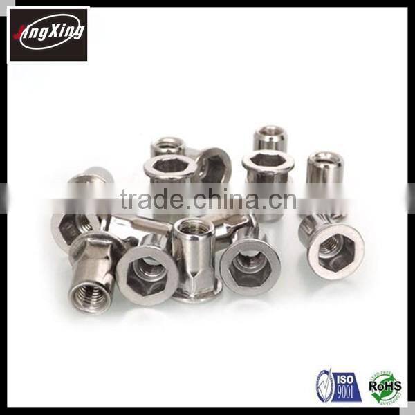M3-M12 Open end Semi-Hexagonal body flat Head hexagon Rivet Nuts