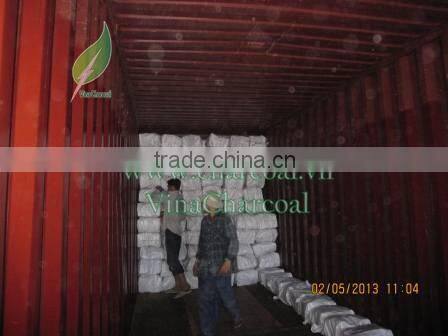 Sparkless ordorless coffee wood charcoal for BBQ and hookah shisha