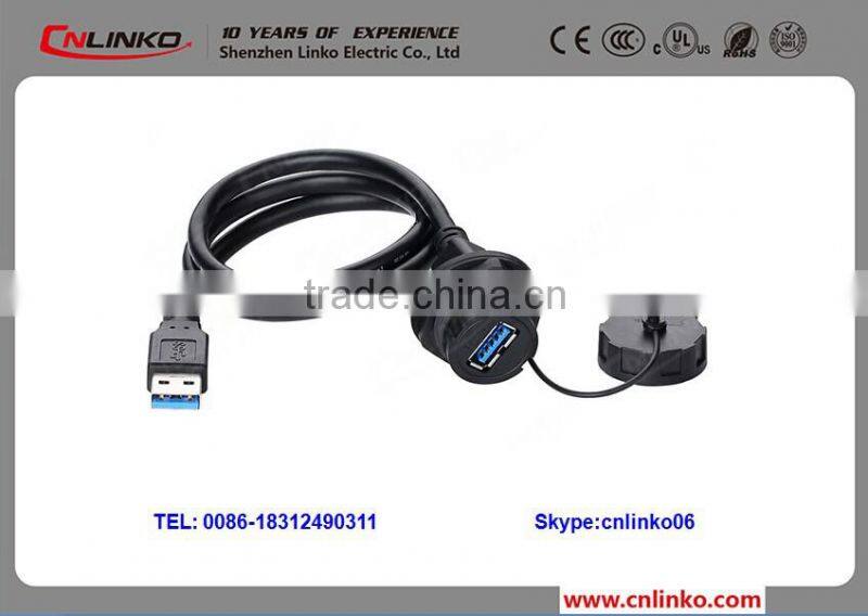 2015 Promotion!Made in china micro usb waterproof for panel mount