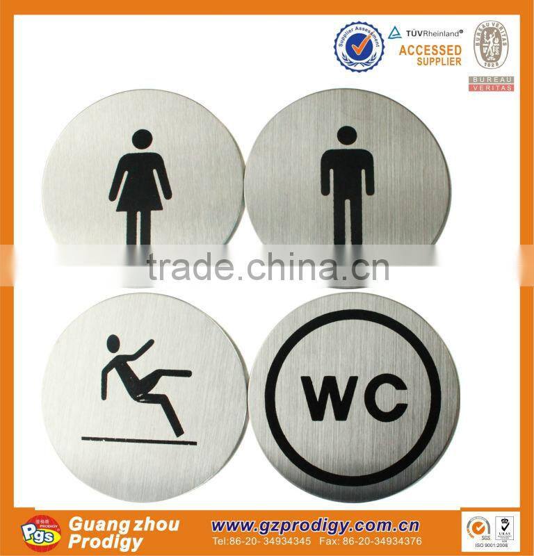 adhesive safety doorplate no dog warning sign