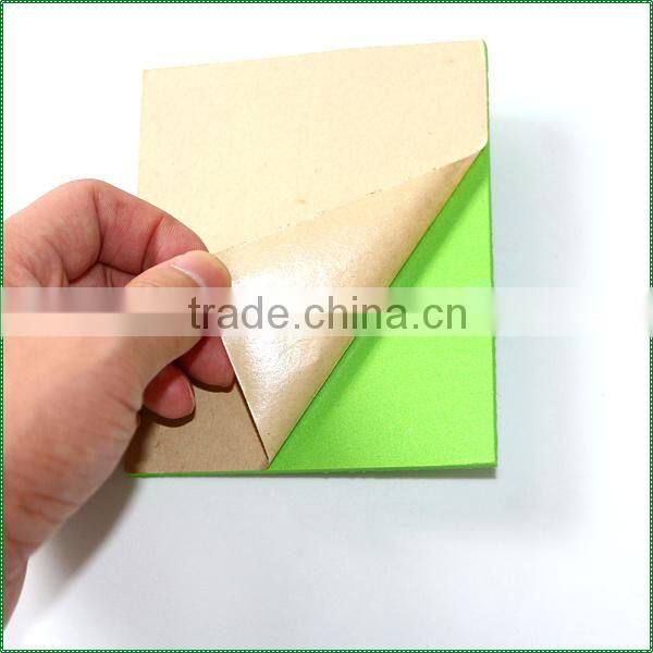 Color eva foam glue paper self adhesive foam eva