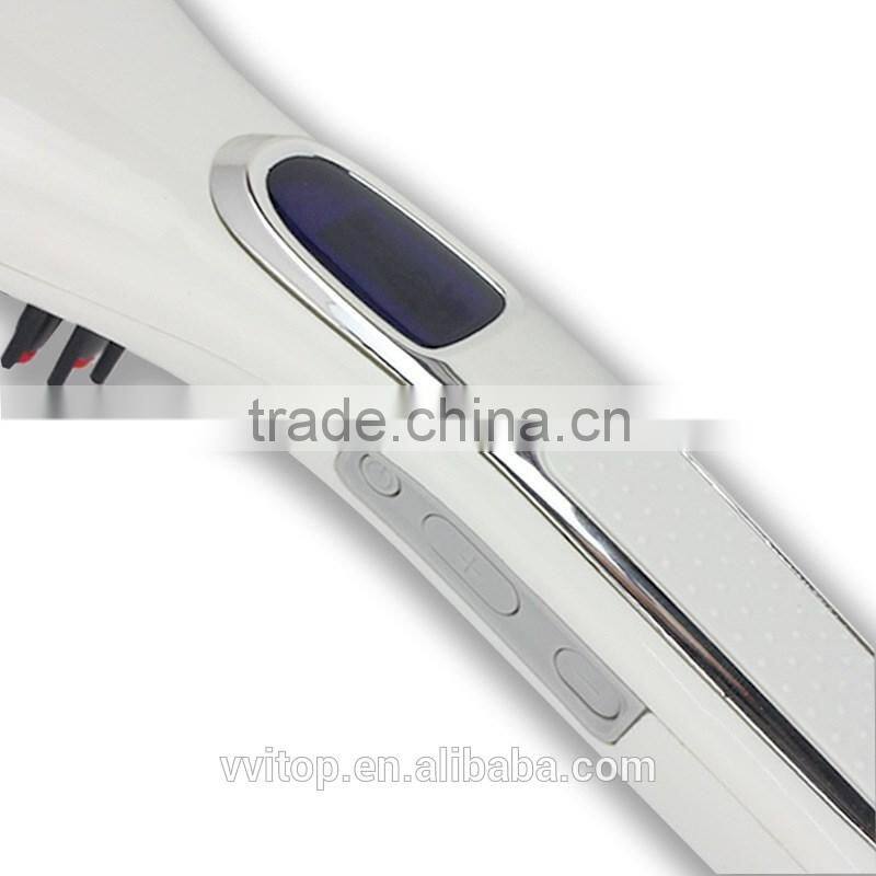 New Beauty VVI Electric LCD ceramic hair straightener combo