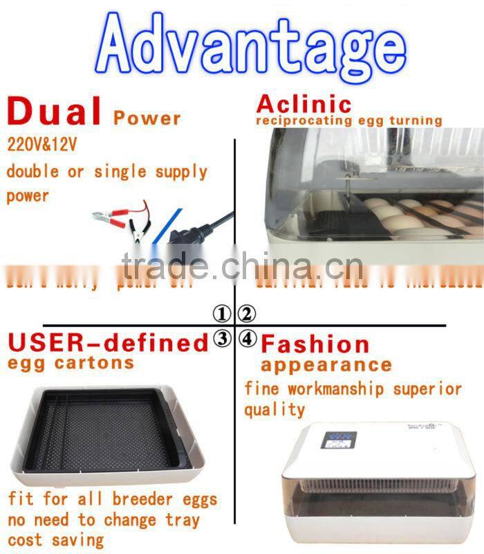 XS-60pcs automatic egg incubator