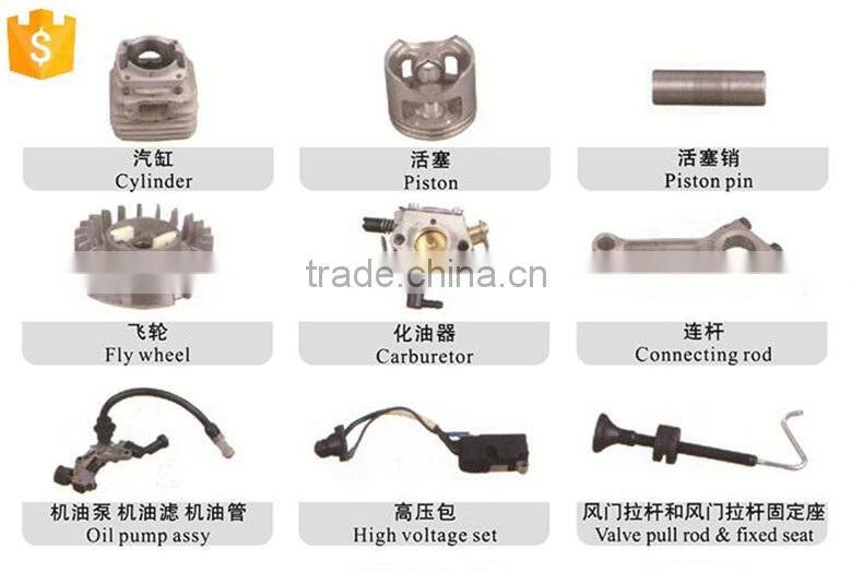 5200 gasoline chain saw for garden use petrol chainsaw