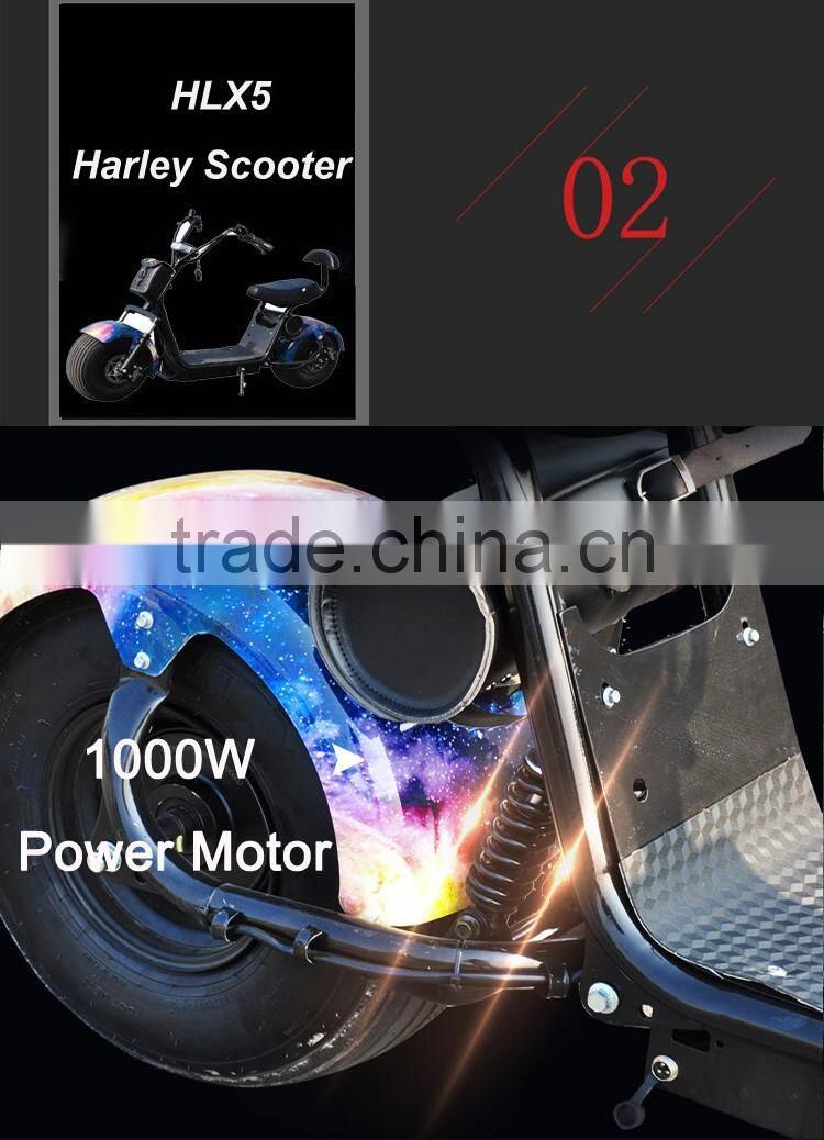HLX5 App Control Led Indicator Harley Quinn Electric Scooter