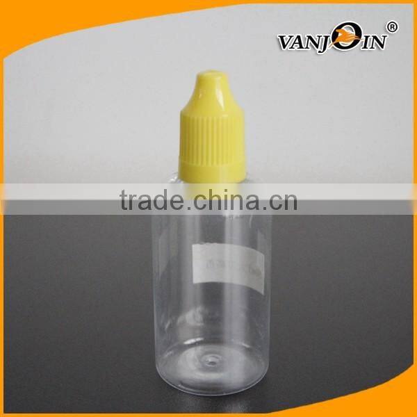 1 OZ Dropper Bottles PET Empty E Liquid Bottle With Childproof Cap