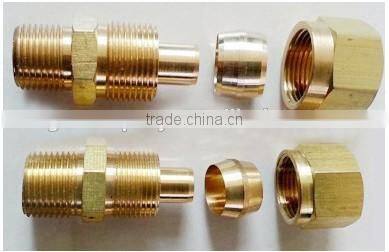 Stainless steel compression tee fitting