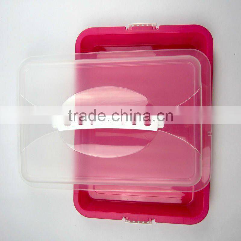 Plastic cake box for kitchen room PC-9006