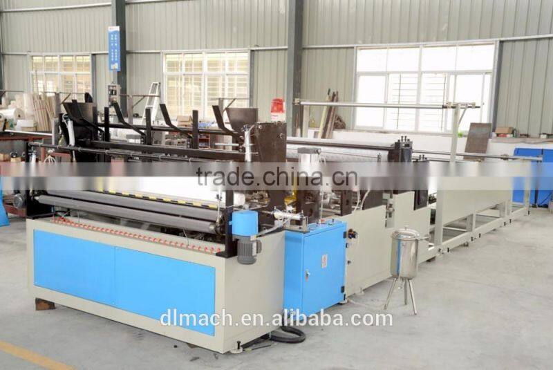 Seasonal Discount!! 1760B PLC Fully Automatic Embossed & Perforating Toilet Roll Machine