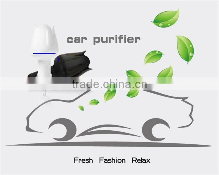 2016 hot sale car cigarette smoke removing air purifier for car