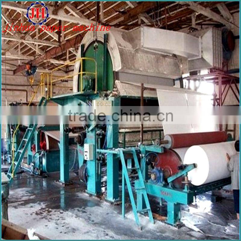 1575mm 15T/D Fourdrinier and Multi-dryer Waste Paper Recycling Equipment, Equipment for the Production of Paper a4