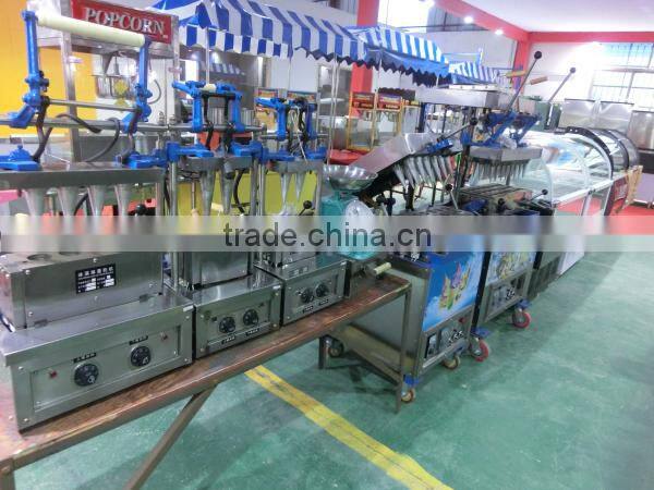 Hot sales 4 heads ice cream cone machine,ice cream cone making machine price (ZQR-4)