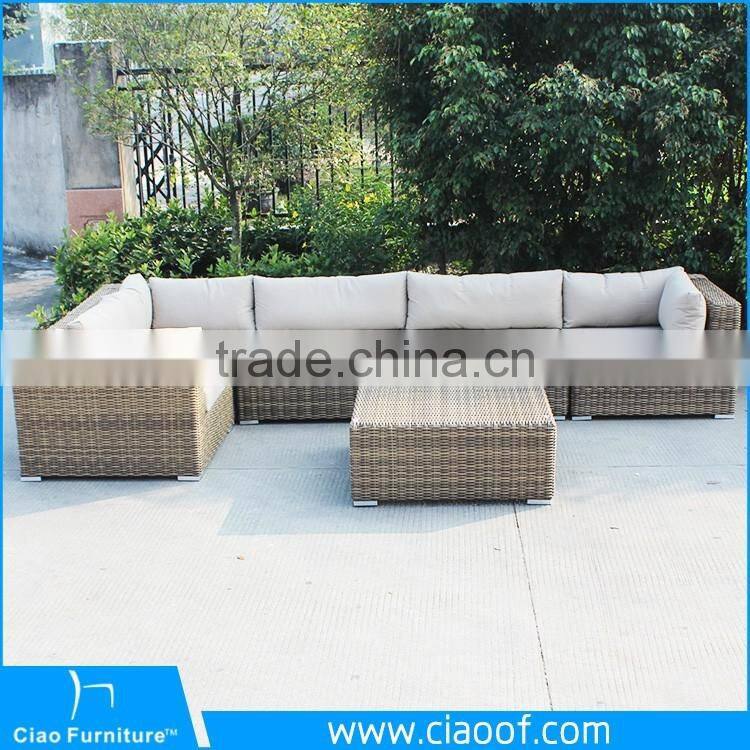 Hot Sale Hand Weave Rattan Outdoor Furniture Sofa Set