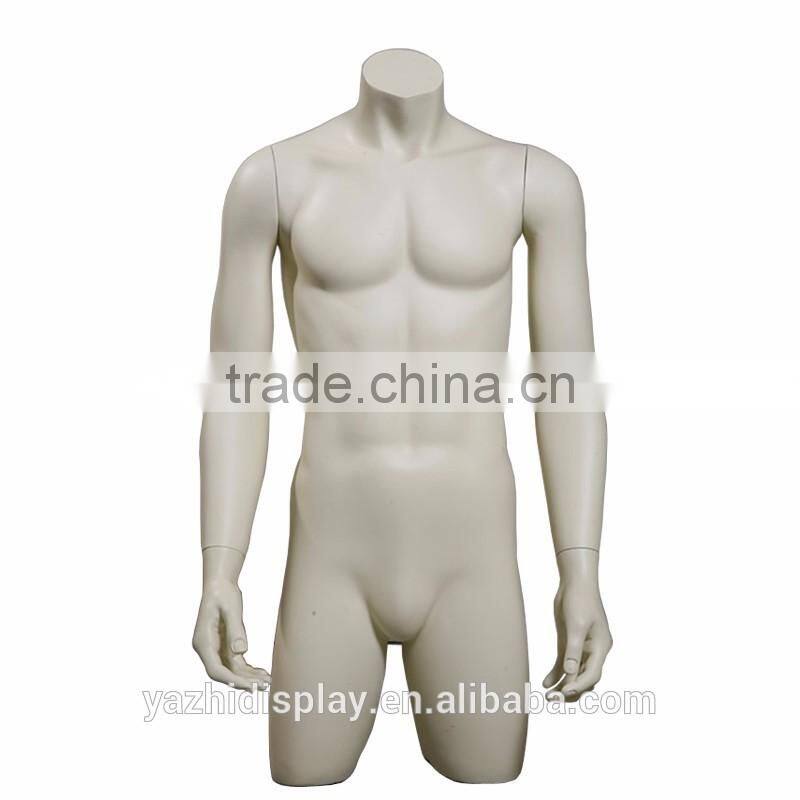 hot sale muscle half body mannequin man for T-shirt display