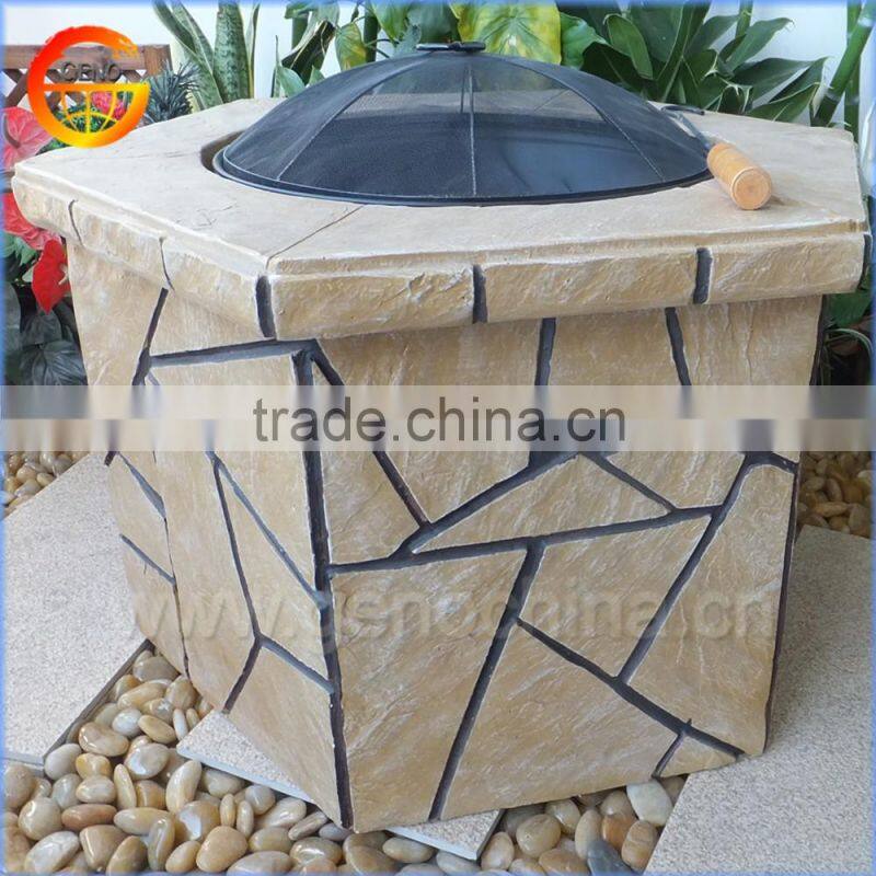 Wonderful warming garden clay fire pit