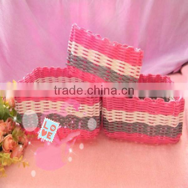 2014 Multifunctional PVC plastic storage basket mold with 100%handmade
