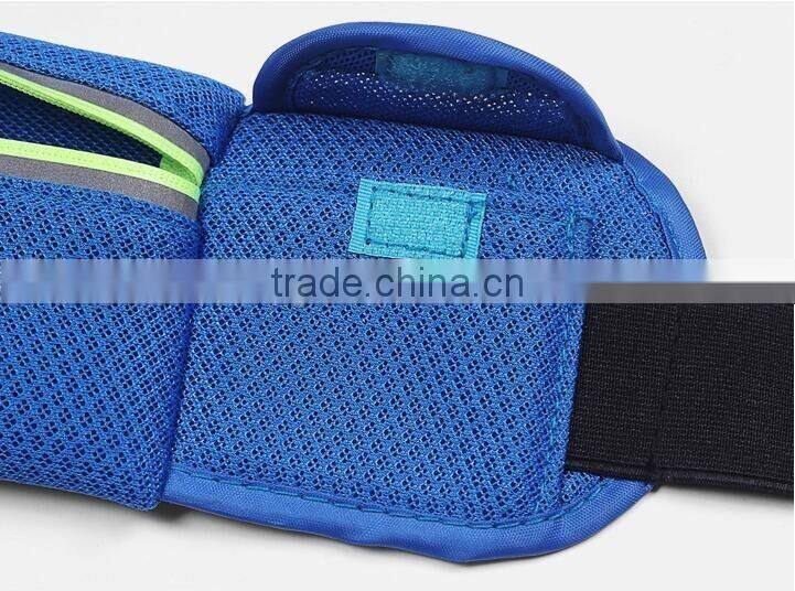 Waterproof Running Sports Waist Bag Outdoor Multifunctional Fasion Running Waist Band Bag With Earphone Hole