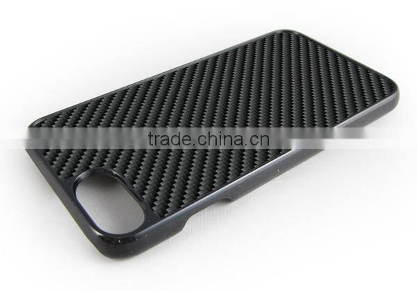 High quality real 3K twill 3D carbon fiber plate cell phone case for iPhone 7
