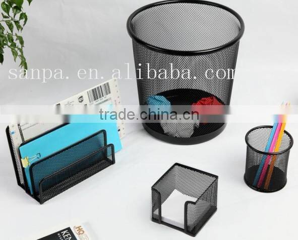Hot Sales Metal Wire Mesh Office Stationery Gift Set For Promotion