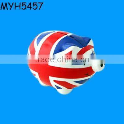 Union Jack porcelain piggy banks