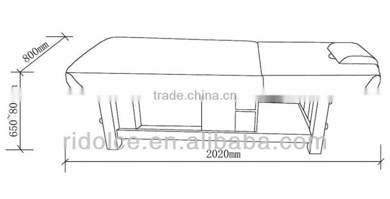 Classic sytle Beauty bed salon SPA hydro massage tables portable salon furniture DS-110001