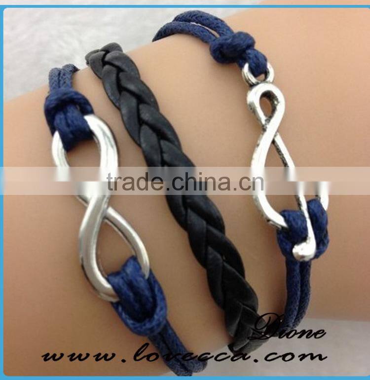 Love letters PU leather hot sale bracelets for couples