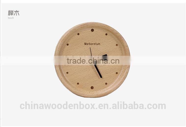 high grade carving custom wooden digital wall clock