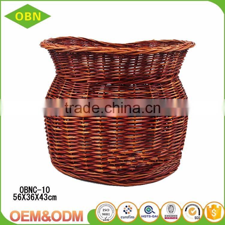 Wholesale China custom modem design 100% handmade indoor wicker luxury cat house with pet bed