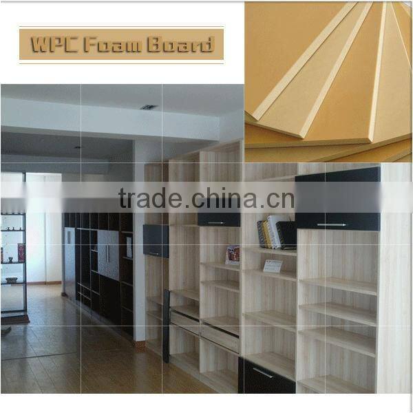 Factory price High quality waterproof WPC plate / WPC foam board/ pvc foam board for bathroom