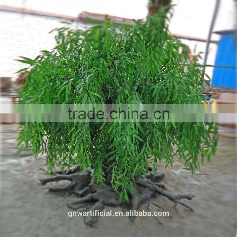 BTR016 GNW Artificial Plastic Artificial Weeping Willow Tree for House Decoration